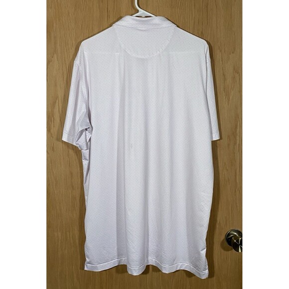Peter Millar Summer Comfort Golf Polo Shirt Men's Sz L Drinks Cocktails Martinis - Picture 2 of 9